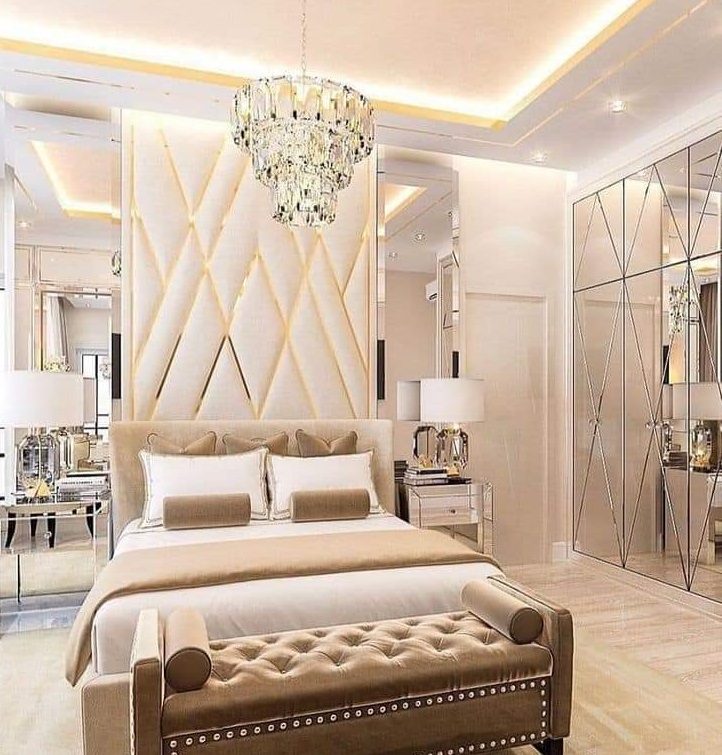luxurious bed