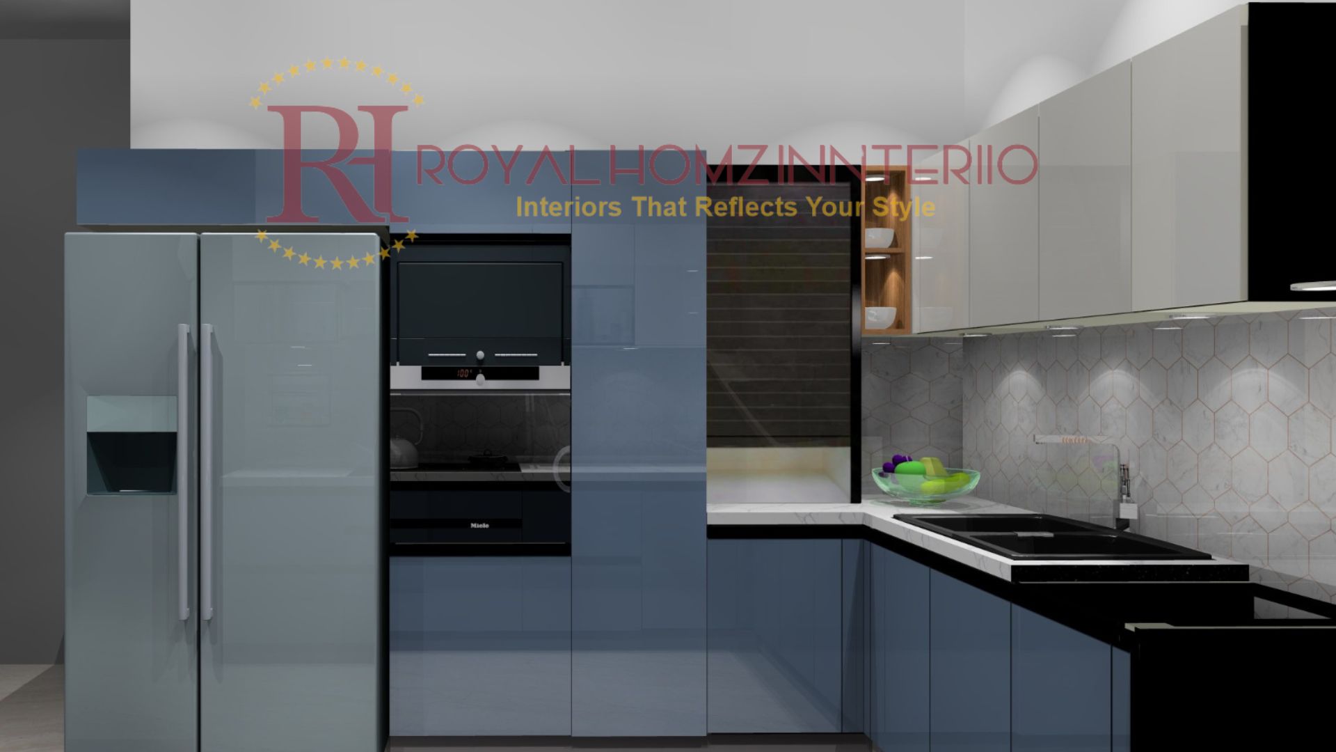 L- Shape Modular Kitchen